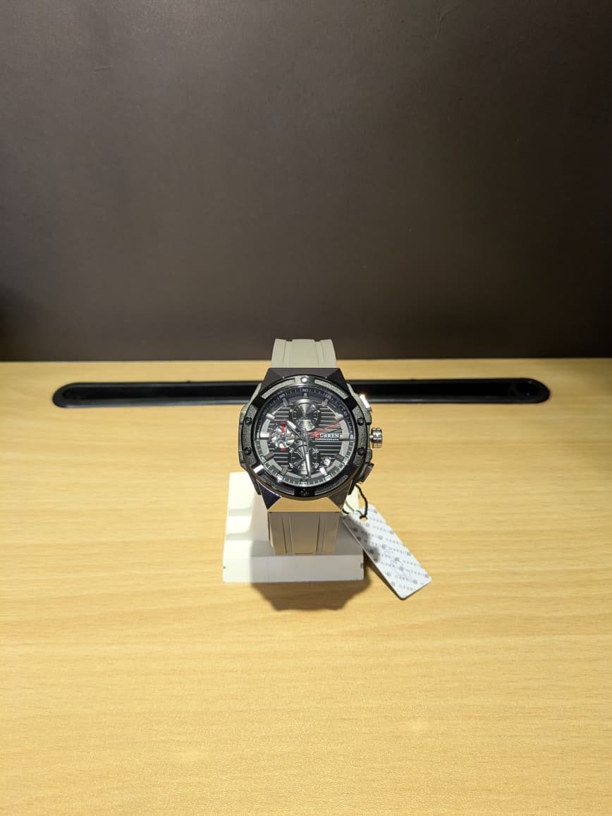 CURREN 8464 Men's Rubber Straps Watch