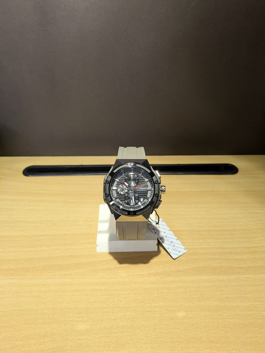 CURREN 8464 Men's Rubber Straps Watch