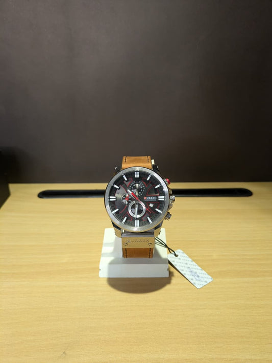 CURREN 8464 Men's Rubber Straps Watch